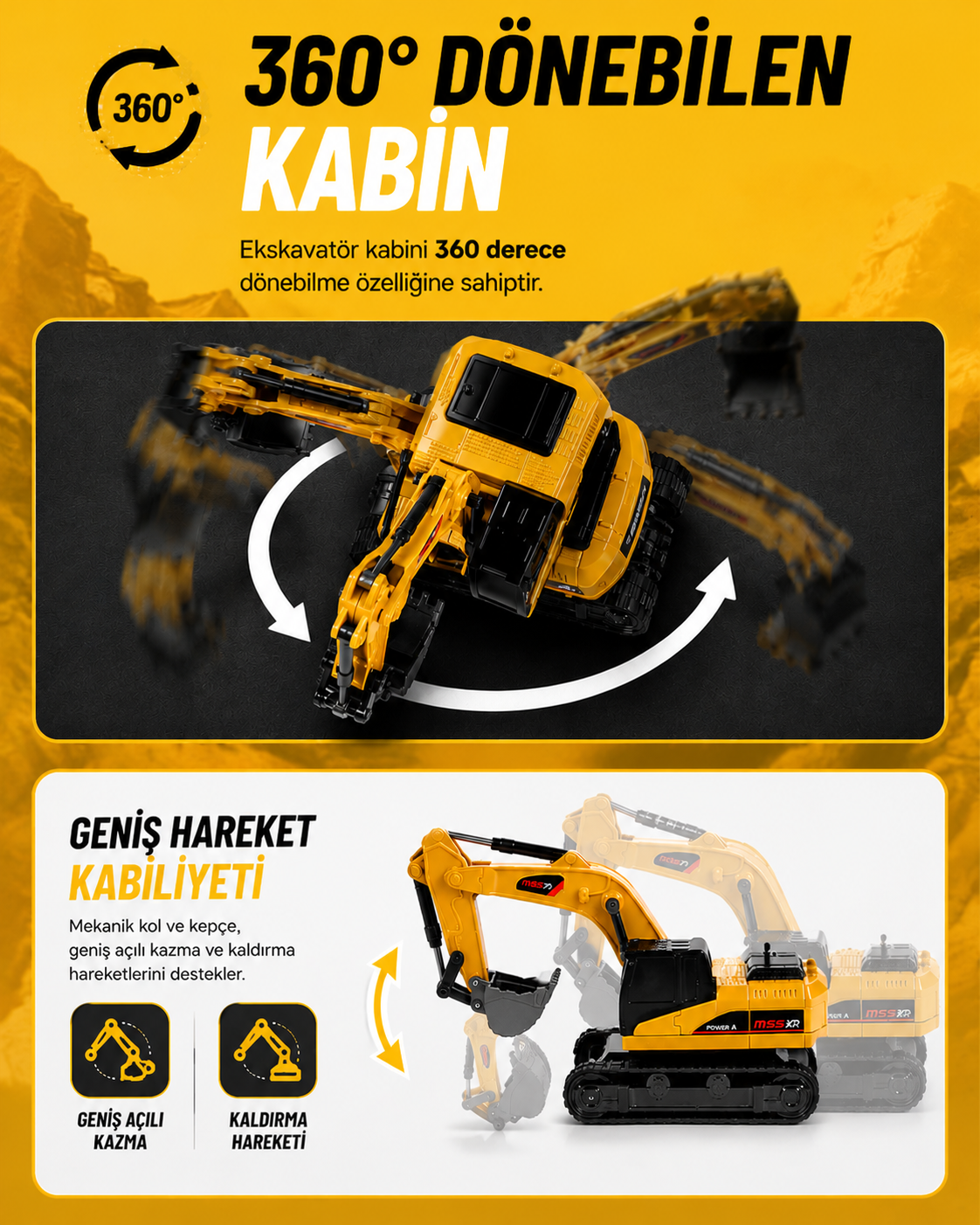KAZMAX® Mini Ekskavatör: Dev Eğlence!