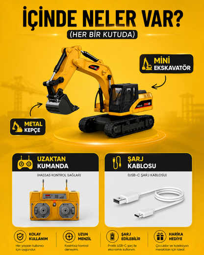 KAZMAX® Mini Ekskavatör: Dev Eğlence!