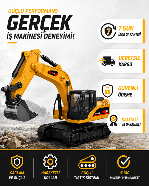 KAZMAX® Mini Ekskavatör: Dev Eğlence!
